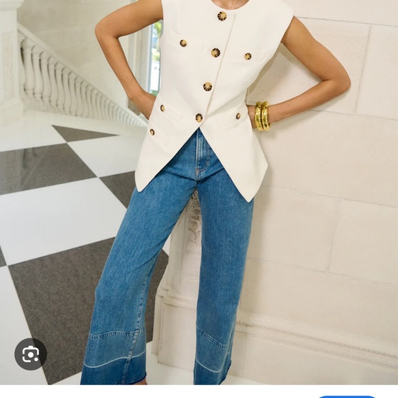 Tamara white vest Veronica beard - Picture 8 of 8